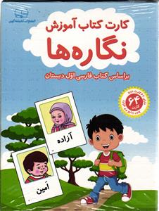 فلش کارت کتاب آموزش نگاره ها بر اساس کتاب فارسی اول دبستان