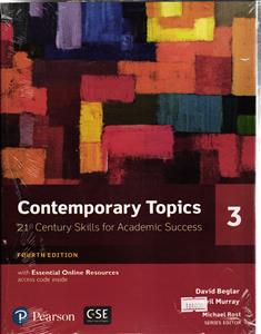 contemporary topics 3 fourth 4 edition ( کانتمپراری تاپیکس 3 ویرایش چهارم 4 )