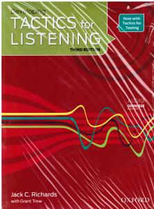 tactics for listening developing third edition ( تکدیس فور لیسینینگ دولوپینگ ویرایش سوم 3 )