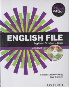 انگلیش فایل بیگینر(استیودنت و ورک بوک).ویرایش سوم.english file beginner student&work book