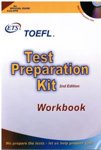 toefl test preparation kit ets second edition تافل تست پریپریشن کیت ( ویرایش دوم ) ای تی اس