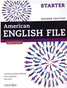 american english file starter student & work book second edition آمریکن انگلیش فایل استارتر ویرایش دوم