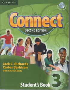 کانکت 3 ویرایش دوم استیودنت بوک و ورک بوک رحلی سبز رنگ connect 3 student book & work book