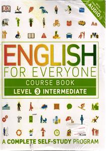 ENGLISH FOR EVERY ONE  PRACTICE BOOK + COURSE BOOK  LEVEL 3 INTERMEDIATE  (انگلیسی برای همه سطح 3 متوسط )