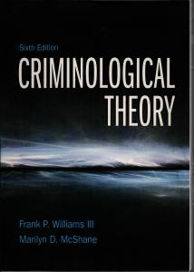 CRIMINOLOGICAL THEORY