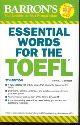 essential words for the toefl seven edition 7 edith ( اسنشیال ورد فور تافل ویرایش هفتم 7 )