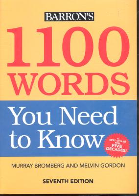 1100 واژه انگلیسی که به آن نیاز دارید ویرایش هفتم 7 (بدون ترجمه ) words you need to know seventh edition