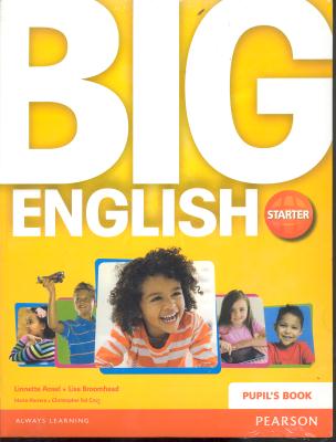 big english starter with work book بیگ انگلیش استارتر با ورک بوک