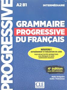 grammaire progressive du francais four edition intermediaire a2 b1 گرامر پروگرسیو اینترمدیت ویرایش چهارم 4 a2 b1