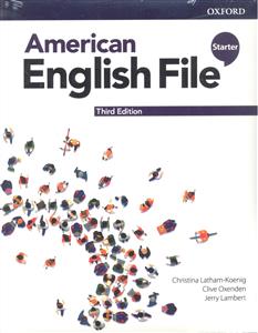 american english file starter third edition ( آمریکن انگلیش فایل استارتر ویرایش سوم 3 )